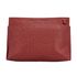 Repeat Embossed Logo T Pouch, £285, Handbags, Red, Leather, Back view